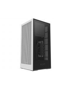 Nzxt ca-h16wr-w1-us Gabinete H1 Blanco-mate Mini Torre, Itx,  Cristal Templado Gamer, Incluye Fuente De Poder Y Enfriamiento Liquido
