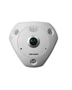 Hikvision DS-2CD6365G0E-IVS(B) camara fisheye ip 6 megapixeles 180 - 360 / dewarping wdr 120 db exterior ip67 ik10 15 mts ir entrada y salida de audio alarma múltiples vistas