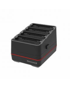 Honeywell CW45-QBC-0 cargador para 4 baterias adaptable a bateria estándar o extendida incluye adaptador y fuente de poder requiere cable alimentacion no incluido