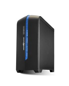 Csg500 Vorago Escritorio Negro, Azul Gabinete De Computadora