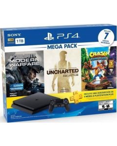 Microsoft 3004816 Consola Ps4 1tb Mega 7 Cod Uc Crash Lat