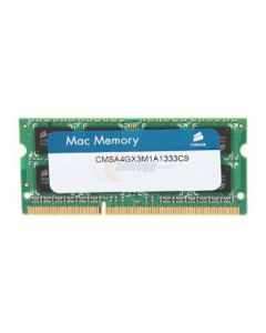 Corsair cmsa4gx3m1a1333c9 D21001r Ddr3  1333mhz 4gb 1x204 Sodimm Apple Qualified Unbuffered