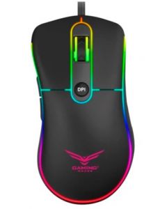 Naceb na-0933 Mouse Gamer Optico Negro 4 Botones Retroiluminado Dpi: 1000