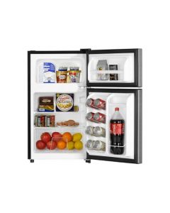 Hisense rt33d6aae Frigobar 3.3 Pies Con Doble Puerta Silver