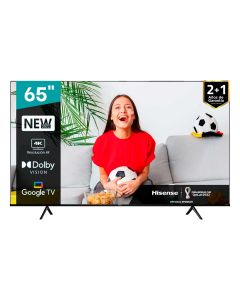 Hisense 65A6H tv led 65 inc smart 4k uhd andr google  3hdmi 2usb bluetooth
