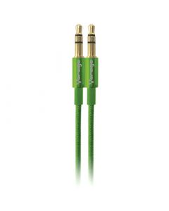 Vorago ac-365872-4 Cable De Audio Cab-108 3.5 Mm Redondo Metalico Verde