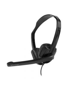 Vorago HS-400 diadema microfono giratorio usb negra