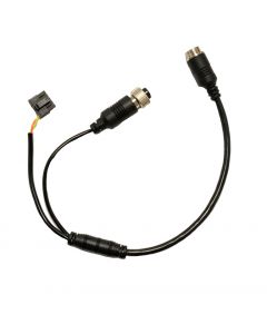 Dahua AUTOMOTIVE CABLE-300MM cable convertidor - doble/ m12 macho de 7 a 4 pines / hembra 10 para uso con extensor pines/ especial md02 longitud 30cm