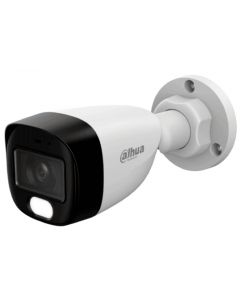 Dahua DH-HAC-HFW1209CMN-A-LED-S3 hac-hfw1209cm-a-led-0280b-s3 - cámara bullet full color 1080p lente de 2.8 mm y angulo108. micrófono wdr 20 m iluminación. carcasa ip67. cvi, cvbs, ahd tv.