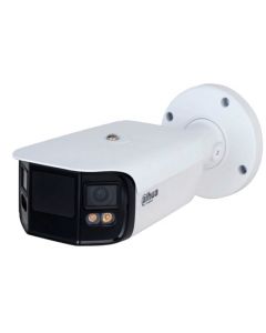 Dahua DH-IPC-PFW5849-A180-E2-ASTE ipc-pfw5849-a180-e2-aste - cámara ip bullet 4k/ 2x4 megapíxeles/ codec h.265/ full color/ led de 40m/angulo visión 180°/ roi/ wdr/ e&s audio y alarma/ smd 4.0/ ip67