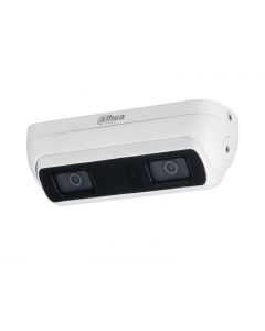 Dahua DH-IPC-HDW8441X-BV-3D ipc-hdw8441x-3d cámara ip wizmind doble lente 4 mp conteo de personas/ gestión colas/led ir  20m/ h.264+/h.265+/ e&s alarma y audio/ ranura micro sd/ micrófono altavoz integrado/ poe/ ip67/ ik10/