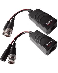 Dahua PFM802 - par de transceptores pasivos hasta 4 megapíxeles para video y energía/ distancia 150 metros/  voltaje entrada 12-15v dc/ cableado por rj-45/ conectores bnc soporta: hdcvi/tvi/ahd/cvbs/
