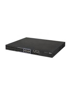 Dahua DH-S5500-24GF4XF-E  - switch gigabit inteligente de 24 puertos fibra optica/ 16 sfp 100/1000 basex + 8 mbps combo/ ethernet 10/100/1000 swtiching 336 gbps/ tasa reenvio 96 mbps/ vlan etc./
