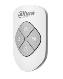Dahua DHI-ARA24-W2 - control remoto tipo llavero de 4 botones / armado desarmado en casa emergencia función salto frecuencia led indicador estado color rojo o verde  #alarmasDahua