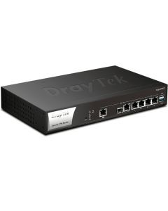 Draytek VIGOR2962 VIGOR2962- ruteador multi-wan balanceador de cargas  ideal para pymes hasta 200 túneles vpn 1 puerto wan 2.5gb combo sfp & rj45 2 puertos intercambiables lan ge fijos filtrado contenido web