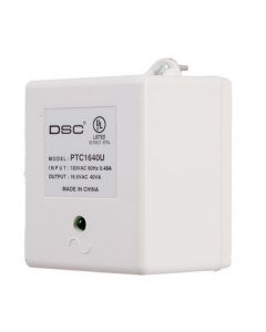 Dsc PTC1640U - transformador 16vca  40va fusible interno para paneles y módulos de neo, power series maxsys