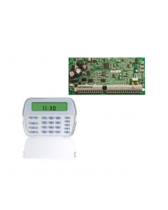 Dsc PC1832CLC14SPA - kit que contiene panel de alarma powerseries  pc1832 y teclado iconos pk5501
