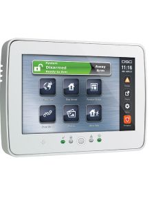 Dsc PTK5507W SPA - teclado cableado de pantalla táctil 7  admite 64 zonas compatible con power series