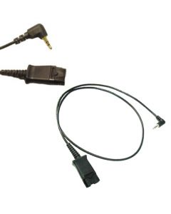 Plantronics 64279-02 Cable Assy  18 2.5mm Rt-angle To Qd Pth100 200 Spectra Link