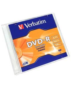 Verbatim vb95093 Dvd-r 16x 4.7gb Single Slim Case