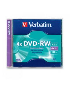 Verbatim vb94836 Dvd-rw 4x 4.7gb Single Jewel Case