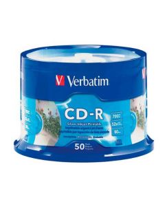 Verbatim vb94691 Cdr 52x 700mb 50 Pk Spindle