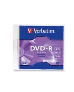 Verbatim vb95059 Dvd R 16x 4.7gb Single Slim Case