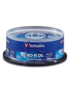 Verbatim 98356 E99000m Vb98356 Bd-r Dl 6x 50gb 25 Pk Spindle