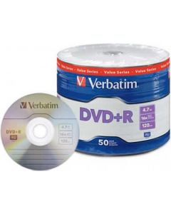 Verbatim vb97492 Dvd R 16x 4.7gb 50pk Color Wrap
