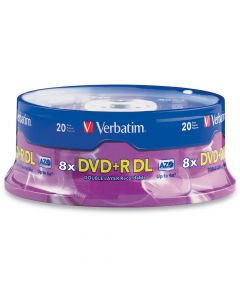 Verbatim vb95310 Dvd R Dl 8x 8.5gb 20pk Spindle