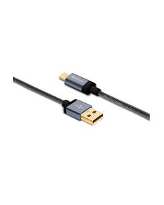 Verbatim 99219 E99002g 47", Microusb Usb-a 1.2m Usb A Micro-usb B Macho Negro, Plata Cable