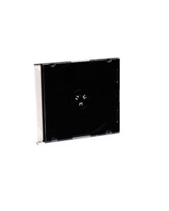 Verbatim 98496 E990041  Vb98496 Cajas De Almacenamiento Slim Para Cd Dvd 5 Pzas Negro