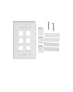Belden ax102251 Placa De Pared Ax102249 4ptos Keyconnect Color Blanco