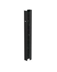Hoffman EC6S7-SLV e vert mgr sgl 6in x 7ft blk