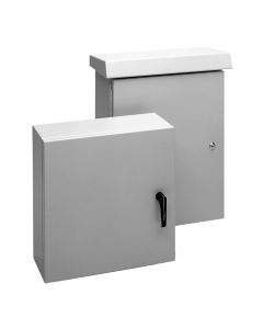 Hoffman ECL303015 bisagra oculta para gabinete comline tipo 4x, 300 x 150 mm, de aluminio, gris