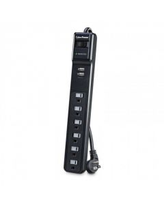 Cyberpower p604urc1 Supresor De Picos 6 Contactos 2usb 500j