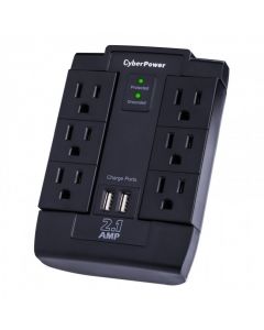 Cyberpower p600wsurc1 Supresor De Picos 6 Contactos 1200j
