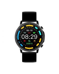 Techzone TZSW01 smartwatch monitor car diaco  ip67 oximetro touch negro