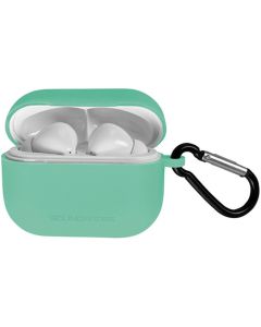 Tech Zone SMV204 audifonos tws soundmates v2 com bo con protector - menta blanco