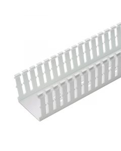 Panduit f4x4wh6 Narrow Slotted Duct Pvc 4 X 6