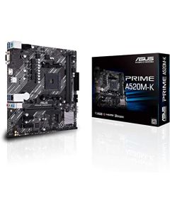 Asus prime a520m-k Tarjeta Madre A520m- Amd Am4 Matx Ddr4 Hdm Vga M.2