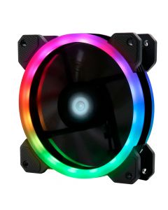 Vorago FG400 ventilador game factor 120mm rgb + arcoiris dual ring 5 pines