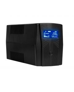 Enson ENS-EA280 no break ups tipo torre 800va 480w 4 contactos con bateria de respaldo linea interactiva pantalla lcd voltaje entrada salida 120vac