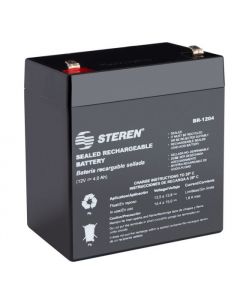 Steren br-1204 Batería 12v 4 Ah Sellada De Acido Plomo