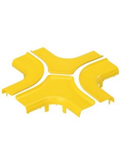 Panduit FRFWCSC4LYL cubierta de 4 vías fiberrunner