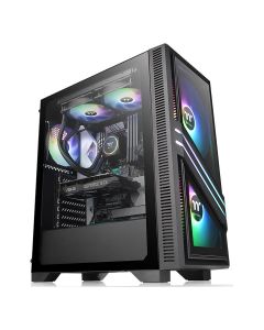 Thermaltake ca-1r7-00m1wn-00 Gabinete Versa T35 Tg Rgb Negro Media Torre Atx 1 Fan