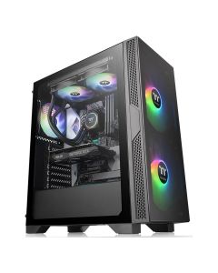 Thermaltake ca-1r5-00m1wn-00 Gabinete Versa T25 Tg Rgb Negro Media Torre Atx 1 Fan