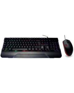 Balam Rush br-931373 Kit Teclado Y Mouse Alambrico Usb Iluminacion Led