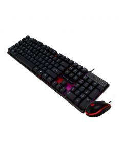 Acteck BR-931380 kit teclado y mouse usb balam rush vortex ktx22 led