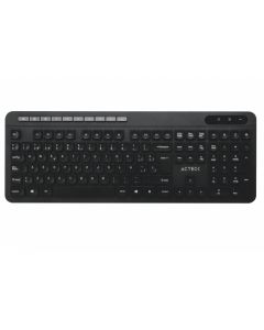 Acteck AC-931632 teclado inalambrico 2.4ghz multimedia prime negro